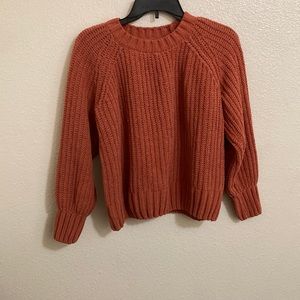 Sweater in orange